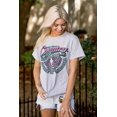 thumbnail image 4 of Cute Spirit of America Angel Wings Women's Graphic T Shirt Tees Brisco Brands S, 4 of 5