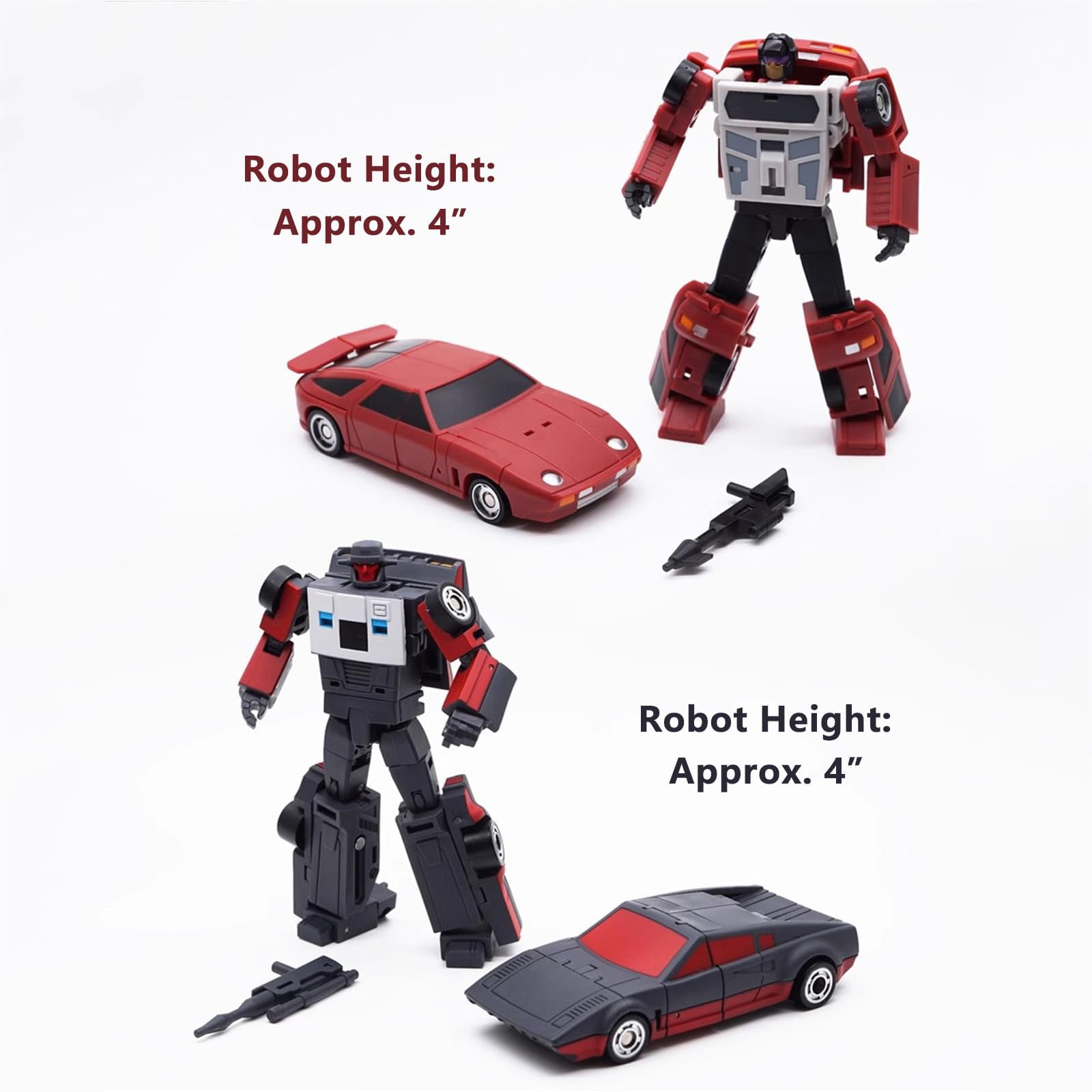 5 in 1 Combiner Deformation Robot Set Mini Transformable Car Action Figures