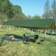 thumbnail image 2 of Lona Toldo de 3x5 m, toldo de lona impermeable con poste, toldo plegable para acampar, refugio ultra Tomshoo Lona, 2 of 7