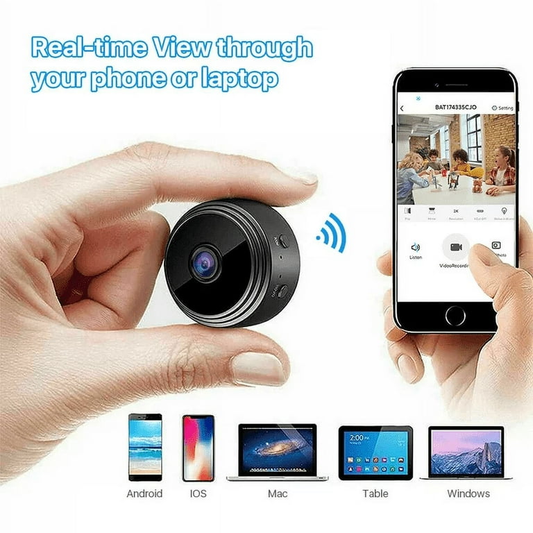 Générique Caméra WiFi 1080P Mini Camera Surveillance WiFi