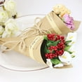 thumbnail image 1 of 50 Pieces Candies Biscuits Pastry Wrapping 50 Cones Single Use Portable Single Use Gift Bag Holder Packing Paper DIY Crafting Brown, 1 of 7