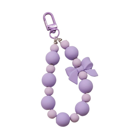 Sweet Bows Keyholders Bowknot Keychain Beaded Keyrings Creative Bag Charm Handbag Charm Backpack Pendant