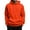 08# Vermilion, variant on Qwertyu Men's Oversized Hoodie Soft Long Sleeve Solid Color Hooded Sweatshirts with Kangaroo Pocket Hoodies Pullover Vermilion XL