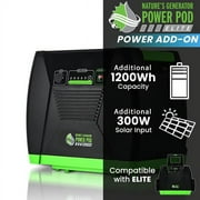 Natures Generator HKNGPD Elite Power Pod w/ 100Ah Lead Acid Battery, Black