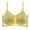 Yellow, variant on Womens Plus Size Bras Full Coverage Adjustable Spaghetti Strap Fixed Cup Lightweight Everyday Bralettes