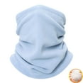 thumbnail image 2 of Foulard Bleu Automne et Hiver en Polaire Élastique Chaud, Housse Extérieure Résistante au Froid pour Femmes, Protection Tête et Cou, Cyclisme Prolongé, 2 of 3