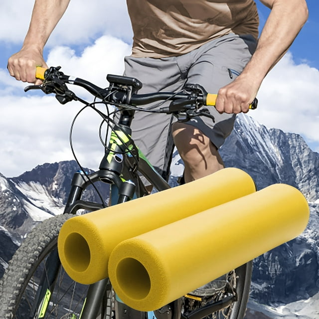 Silicone Handlebar Grips for Bike Comfort and Secure Control During Cycling Adventures