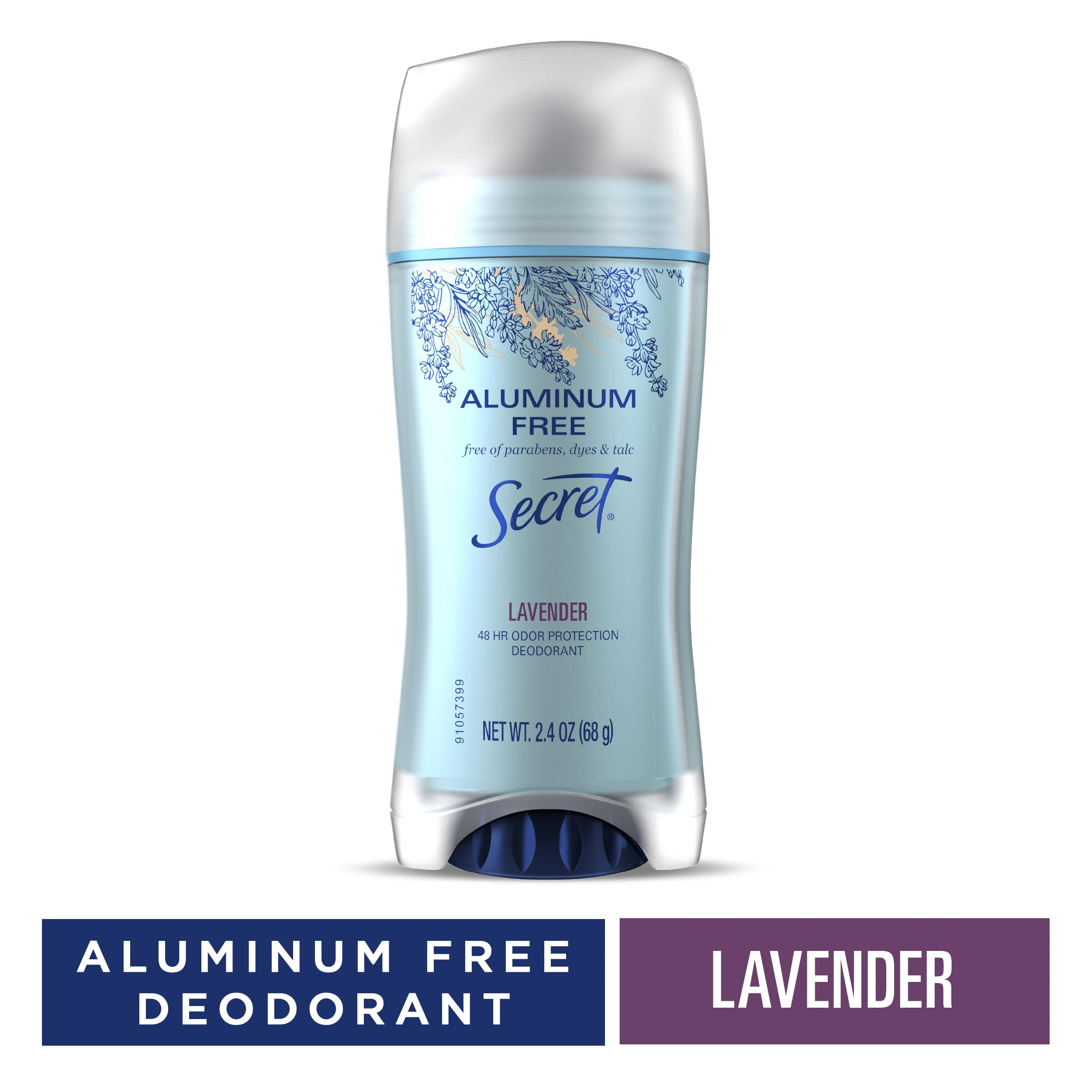 Secret Aluminum Free Deodorant, Lavender, 2.4 Ounces