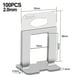 thumbnail image 2 of 100pcs 35*35mm Tile Leveler Leveler Positioner Leveling Aids Masonry Paving Floor Tile Plastic Transparent, 2 of 11
