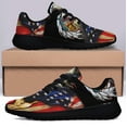 thumbnail image 3 of Native American flag Shoes Sneakers for Women Men Black Size 7, 3 of 7