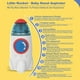 thumbnail image 4 of Aspirador nasal Lindo aspirador nasal eléctrico para bebés Limpiador automático de ventosa nasal para bebés 3 niveles de succión Bajo nivel de ruido Anti-reflujo Batería incorporada Luz LED Música rel Abanopi  Aspirador nasal, 4 of 7
