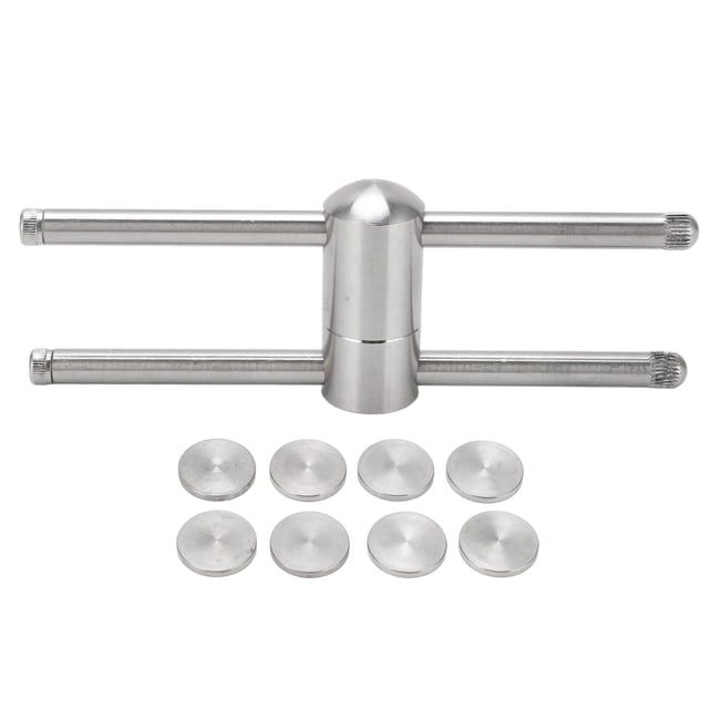 Compresor de punta de palo de billar de acero inoxidable moldeador de puntas de taco de billar para puntas de 9mm a 14mm