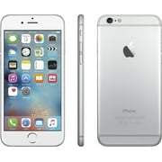 Restored iPhone 6 Unlocked 16GB, Silver ATT, Tmobile, Net10, Walmart Mobile, Mint + Case + Car Charger + Lens Protector (Restored)