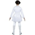 thumbnail image 2 of STAR WARS YOUTH PRINCESS LEIA COSTUME - Robe à capuche avec ceinture en vinyle 3D et perruque à deux chignons, 2 of 5