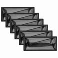 thumbnail image 1 of Floor Register Cover Trap, 6pcs 4 Inch X10 Inch Air Vent Filter Mesh Catcher, Floor Air Vent Screen Mesh Cover,1 set * air vent filters,Black, 1 of 6