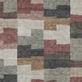 thumbnail image 4 of 10' X 14' Orange Copper And Charcoal Geometric Washable Indoor Outdoor Area Rug, 4 of 5