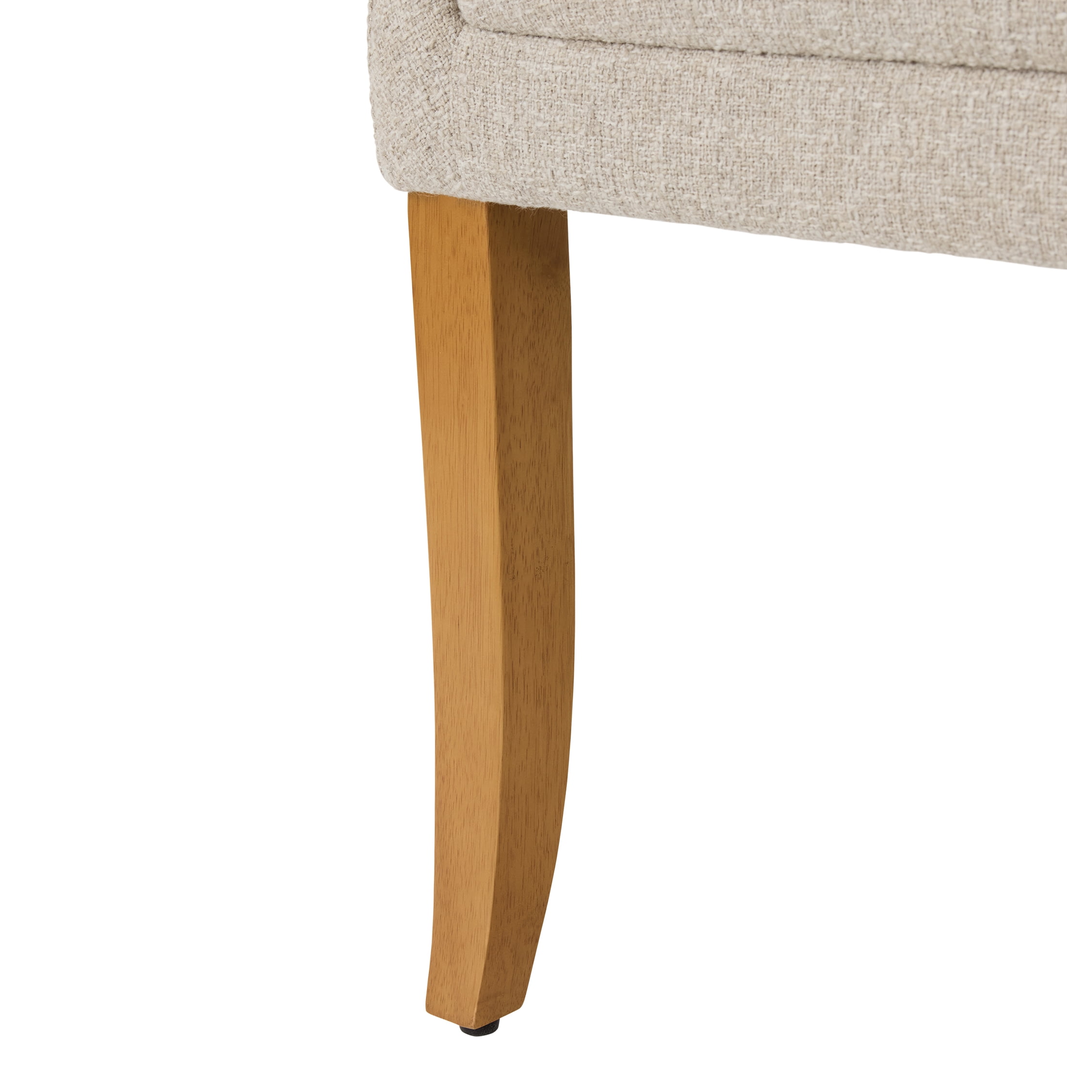 Better Homes & Gardens Windsor Upholstered Wingback Dining Chair 2 Pack, Wheat