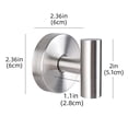 thumbnail image 6 of Hevirgo Suction Cup Wreath Hanger Wall Hook 3kg Load-capacity Rustproof Simple Installation Towel Hook Door Hanger, 6 of 8