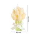 thumbnail image 3 of Tulip Bouquet Scented Soy Wax Candle, Floral Shaped Gift Ornament and Home Decor, Decorative Table Centerpiece Candle, Thoughtful Present for Special Occasions, Elegant Candle for Any Room, 3 of 6