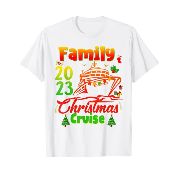 Family Christmas Cruise 2023 Squad Xmas Funny Cruising Lover T-Shirt