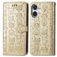 thumbnail image 4 of Funda Cartera FOXDOCK para iPhone 16 Plus , Flip PU con Relieve de Gatos y Perros, Tarjetero y Soporte, 4 of 6