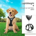 thumbnail image 6 of PoyPet Dog Harness Adjustable Soft Breathable Mesh Pet Harness No Pull Choke-Free Double Padded Vest for Small Medium and Large Dogs,Black M, 6 of 8