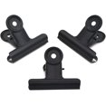 thumbnail image 1 of Paquete de 20 clips para carpetas Bulldog Noir Mtal, 2 bolsas (51 mm) Grande Charnire Trombones Pinces Pour Sacs De Nourriture, Fotos, Artisanat D'art, Fournit, 1 of 5
