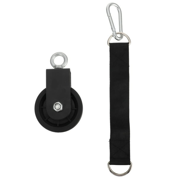Polea con correa para colgar y mosquetón, juego de accesorios de repuesto para fitness