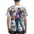 thumbnail image 5 of Men's T-Shirt Graphic Print Crew Neck Unisex Short Sleeve Hip Hop Adults Tees Top Streetwear, 5 of 8