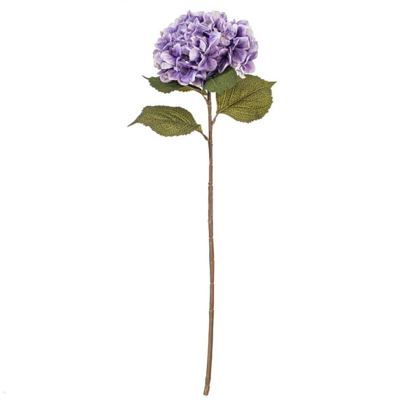 32.5" x 9" Purple Hydrangea Stem 3/Bag
