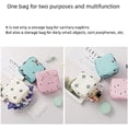 thumbnail image 3 of 4PCS Mini Makeup Bag,Cute Pocket Cosmetic Bag,Portable Small Make Up Bags for Women,Travel Cosmetic Bag Small Makeup Pouch,Mini storage bag for Sanitary pad,coin,lipstick,jewelry, 3 of 8