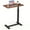 Rust Brown, variant on GIANNA Bedside table with wheels, adjustable height bedside table for home use, rolling laptop table, mobile standing desk