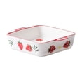 thumbnail image 1 of Home Ceramic Baking Dish Oven Special Baking Dish Rectangular Double Ears Baking Spaghetti Baking Dish, 1 of 7