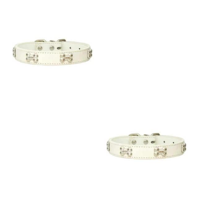 Ruiboury Boucles Réglables Durables Élégantes Confortables Plusieurs Tailles Blanc 2.0*40cm 2Ensemble