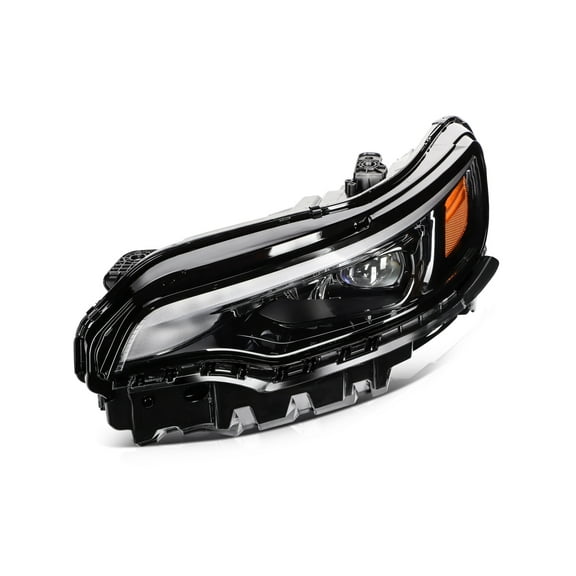SCITOO Headlight Assembly Fits for Jeep Cherokee 2019 2020 2021 Black Housing Amber Reflector Clear Lens