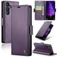 thumbnail image 1 of CaseMe Funda de Cuero para Samsung Galaxy S24 FE con Bloqueo RFID, para Samsung Galaxy S24 FE Funda para Mujer y Hombre, Tarjetero con Cierre Magnético, Funda Tipo Folio para Samsung Galaxy S24 FE, 1 of 11