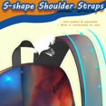 thumbnail image 5 of Colorful Starry Sky and Universe 17" School Backpacks for Teens,Waterproof Oxford Fabric,S-Shape Padded Straps for School,Travel,Hiking,Camping, 5 of 6