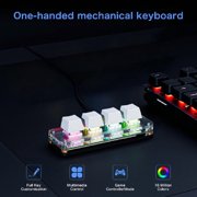 4 Programmable Macropad for Office Efficiency Wide Compatibility Portable