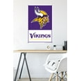 thumbnail image 6 of NFL Minnesota Vikings - Logo 21 Wall Poster with Pushpins, 22.375" x 34", 6 of 6