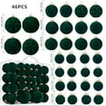 thumbnail image 2 of FastXmas 46Pcs Velvet Christmas Ball Ornaments Set Flocked Shatterproof Christmas Tree Decorations Plastic Xmas Balls Decorative Hanging Ornaments for Xmas Holiday Home Birthday Decor,Mutil-Sizes Set, 2 of 5