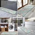 thumbnail image 2 of Pioneer Flower Floral Print Pattern Kitchen Rug Mat,Kitchen Runner Rugs Non Skid Washable,Decorative Kitchen Floor Mats for Kitchen,Sink,Laundry,17"X47", 2 of 5