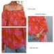 thumbnail image 5 of Camisa con mangas acampanadas y hombros descubiertos, blusas con hombros descubiertos para mujer, blusa con hombros descubiertos y dobladillo alto y bajo, blusas con hombros descubiertos, muy recomendable, 5 of 6