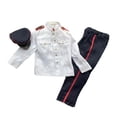 thumbnail image 2 of Figura de acción a escala 1:6, ropa, uniforme de soldado, traje de cosplay, mini abrigo, pantalones, sombrero, modelo de muñeca, para cuerpo, 2 of 9