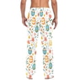 thumbnail image 4 of FORMRS Mens Pajama Pants with Pockets Cotton Sleepwear Lounge Bottoms Sizes S-2XL, Floral Easter Eggs, 4 of 7