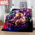 thumbnail image 4 of Manta de felpa suave de Marvel The Avengers, manta de franela para sala de estar, dormitorio, cama, sofá, funda de picnic, 4 of 5