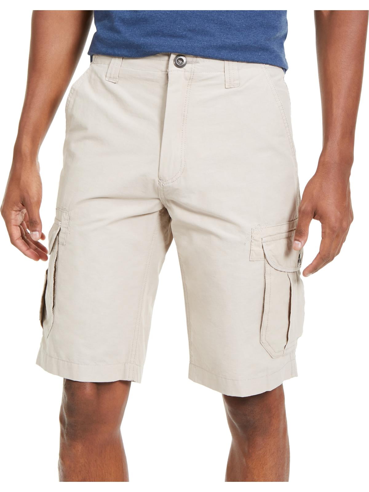 solid cargo shorts