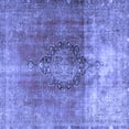 thumbnail image 1 of Ahgly Company Machine Washable Indoor Square Persian Blue Traditional Area Rugs, 5' Square, 1 of 4