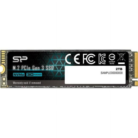 SILICON POWER A60 - SSD - 2 TB - internal - M.2 2280 - PCIe 3.0 x4 (NVMe)