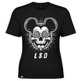thumbnail image 1 of Blusa Negra manga Corta Mediana Psychomickey, 1 of 1