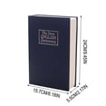 thumbnail image 5 of WWG Book Safe Disguised as Hidden Storage Cabinet, Portable Lockbox for Valuables Jewelry Documents, Metal Key Lock with Two Keys, Camouflage Bookshelf Security Box, 5 of 6